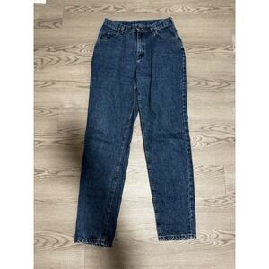 Vintage Lee High Waisted Straight Leg Jeans Blue Denim 12L 30.5x34 305-5549
